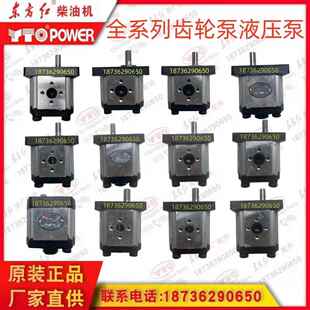 东方红拖拉机农机配件中伟CBN系列左旋4键11键液压泵齿轮泵双联泵