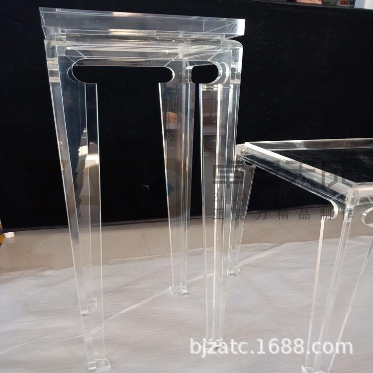 透明亚克力桌子制作加工各种亚克力产品厂家生产加工直销品质保证