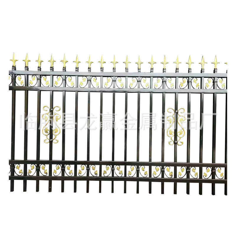 现货别墅庭院花园栏杆道路隔离带围挡铝合金护栏阳台铝艺防护栏