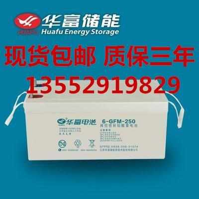 华富阀控密封铅酸蓄电池6-GFM-250 12V250AH太阳能UPS电力通讯用