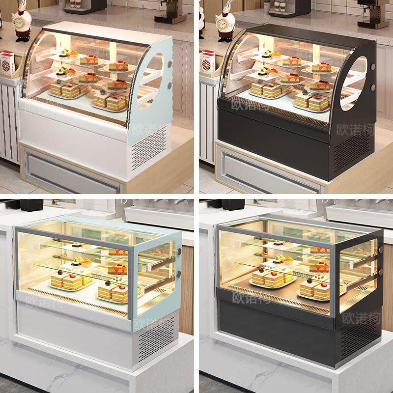 蛋糕柜台式冷藏展示柜保鲜柜商用小型展示柜直角弧形水果保鲜冰柜