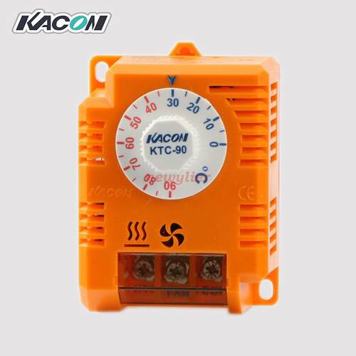 现货Kacon凯昆KTC-90可调温度控制器16A调温 机械式 温控开关