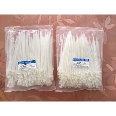 100PCS black 5X200 Self-locking plastic nylon tie cable tie