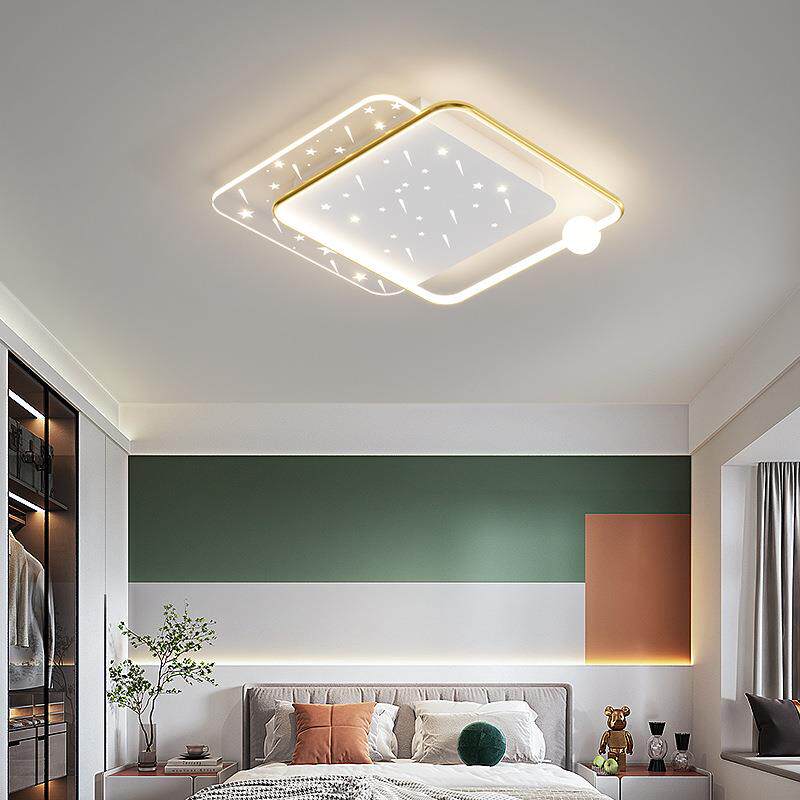 流星雨客厅卧室灯现代轻奢简约几何形吸顶灯家用照明全屋灯具套餐