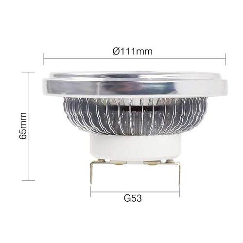 LED豆胆灯 AR111 15W 射灯 宽压85-265V 出口过CE 替代ES111 150W