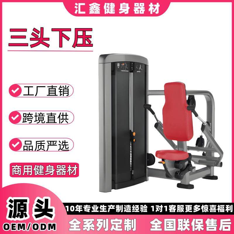 三头下压训练器健身房商用三头下压室内肩臂部力量训练健身器材