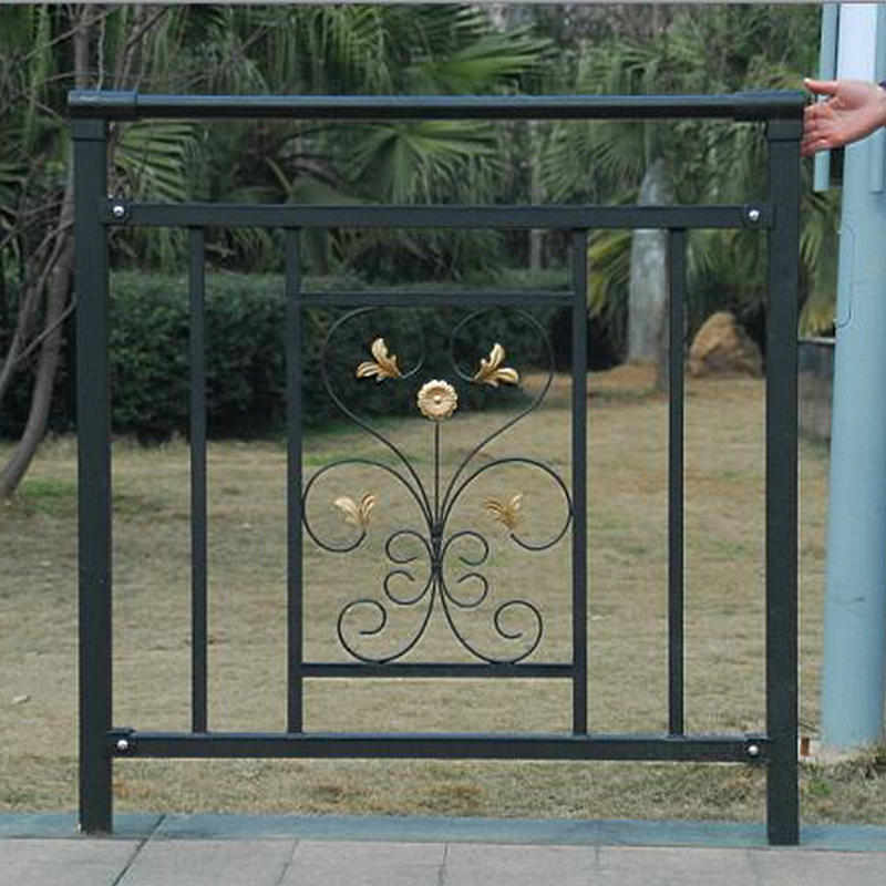 厂家直供组装式锌钢阳台栏杆 金属阳台防护栏杆别墅飘窗欧式栏杆