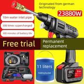 无线锂电池洗车机家用可充电手持式 高压洗车喷雾器喷雾器跨境外贸