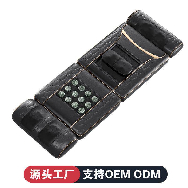 跨境颈椎按摩器仪全身颈部腰部背部按摩垫电动枕头家用床垫靠椅垫