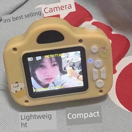 高清双摄儿童数码相机可拍照旅游摄影听歌学生党相机童年生日礼物