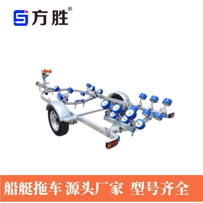 拖车厂家直销IBAH520加长 游艇拖车船舶摩托艇工具车热镀锌拖车