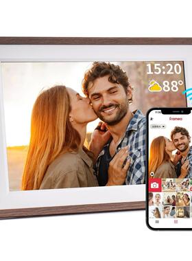 Frameo 10.1 Inch Digital Picture Frame，WiFi Electronic Fram