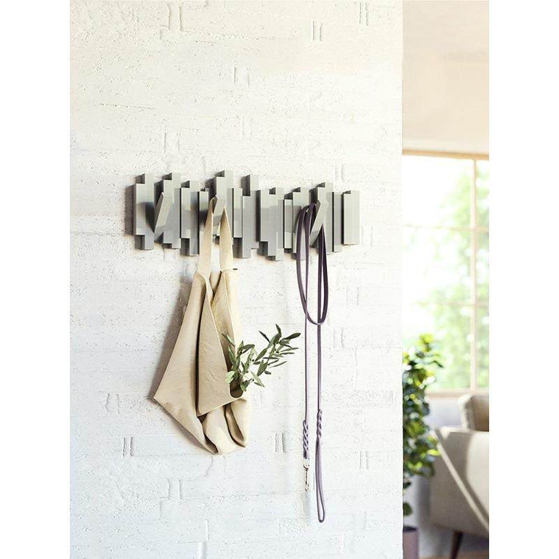 Umbra挂钩创意墙壁挂衣架墙上置物架门口玄关钥匙装饰琴键挂钩
