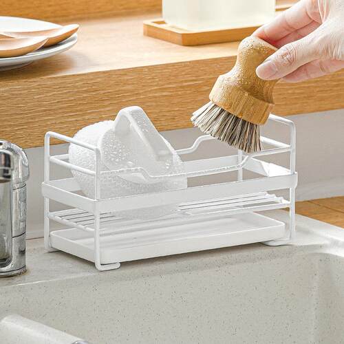 Nacuan Kitchen and Bathroom Storage Rack for Dishes, Sponges
