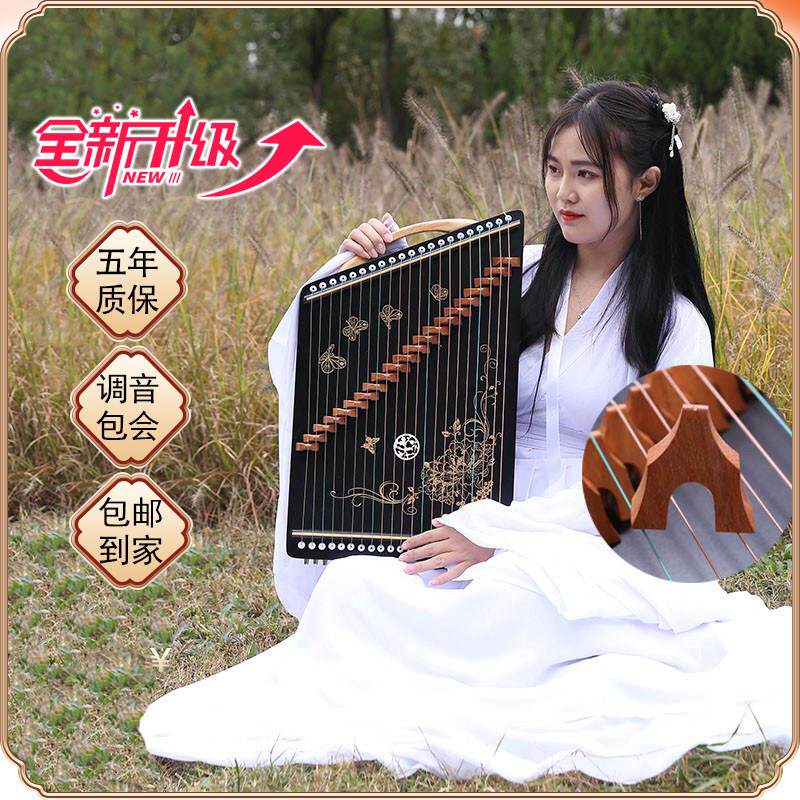 圣玲珑 古筝练指器琴码版21弦专业手型指法训练器可携式迷你小古
