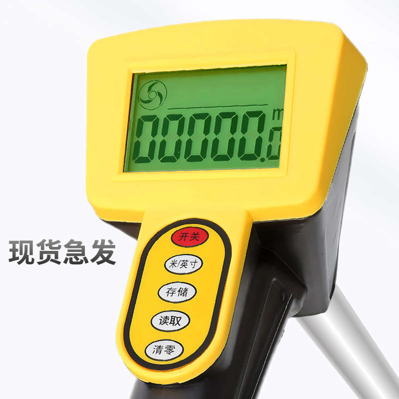 滚轮测距仪手推测距轮轮尺滚动推尺机械轮式测量尺滚尺测量轮距离