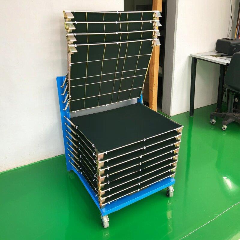 pcb板周转车防静电千层架定制多层带轮移动拆卸货架小型工位桌边