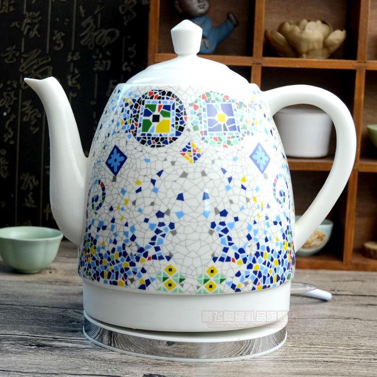 陶瓷电水壶自动断电家用电茶壶茶壶茶壶茶壶茶壶陶瓷水壶电热水壶