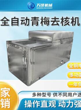 万顷隆牌商用青梅去核机 全自动青梅去核切瓣设备