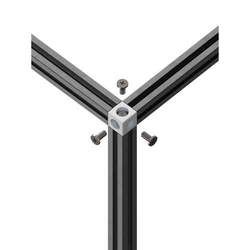 1010铝型材3通角接件 CNC连接件 铝合金三通连接件