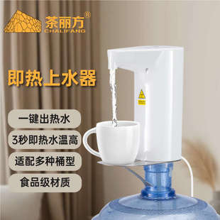 水抽水器電動自動加熱一體抽水器 即熱上水器水加熱桶裝