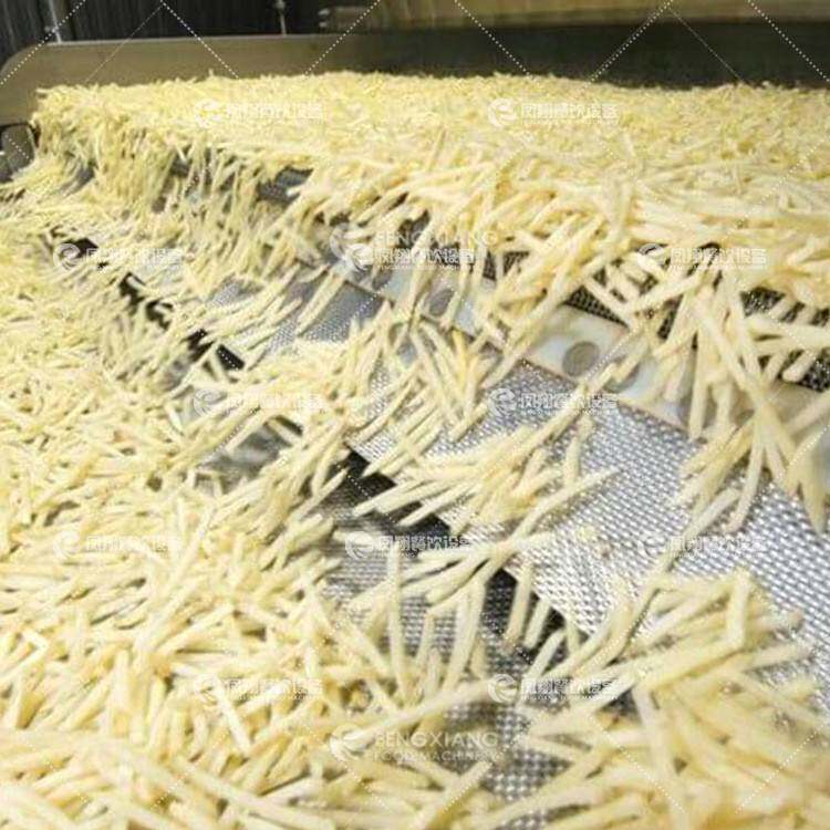 凤翔VKN厂家直销自动薯条薯全产片生线土豆油炸加工解决方案