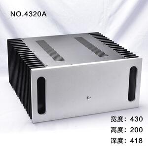 两侧散热器的大甲类功放机箱 4320 后级机箱 甲类纯后级机箱
