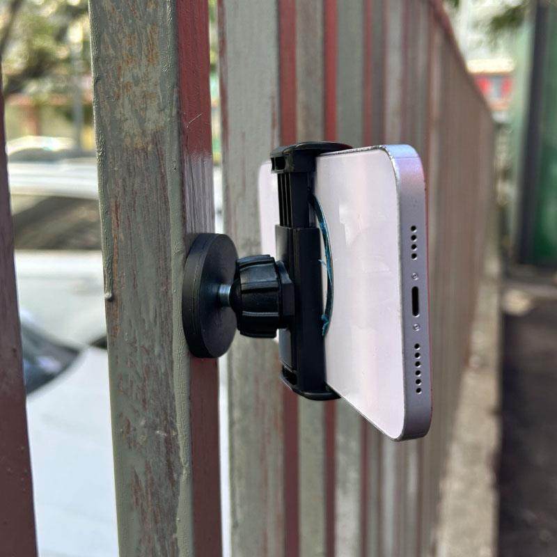 迷你磁铁健身房手机架百变杆直播架户外自拍支夹居家支架强磁