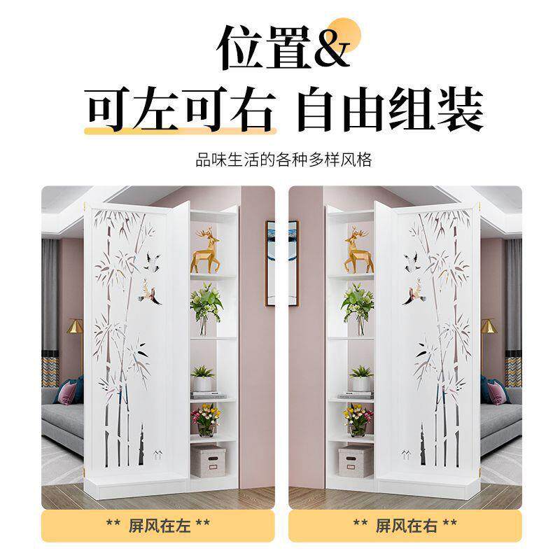 简约现代屏风隔断客厅遮挡进门入户玄关隔断墙装饰置物架房间隔板