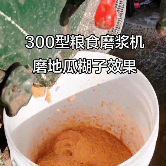 圣鲁卧式260型磨浆机花生芝麻磨酱机磨黄豆做豆腐煎饼磨糊机