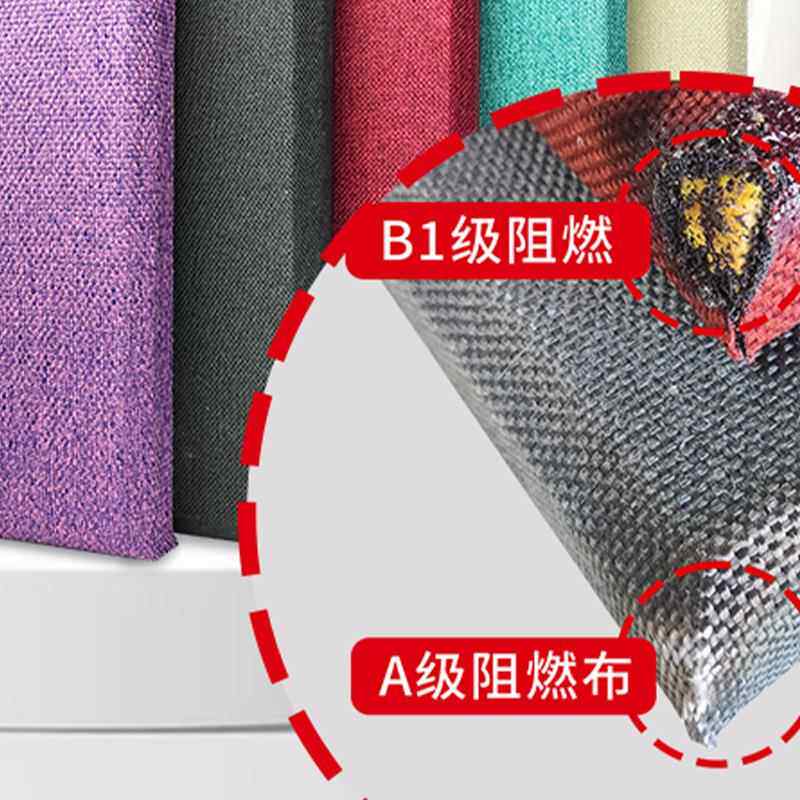 阻燃皮革隔音棉防撞布录艺播室包吸软音板软包家庭影院软包吸830