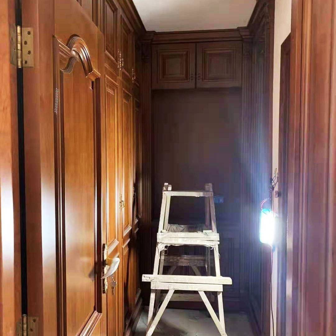 广州实木家具定制全屋衣柜工厂多功能可设计新中式原木衣橱