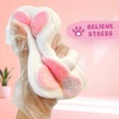 Taba挤压玩具手工大福福猫爪软绵绵 烦躁