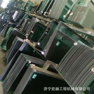 钢化 压路机玻璃YZ20C 厂家 前侧 Z28前档 Z24 Z26