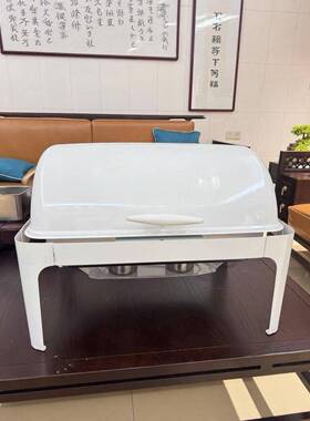 不锈钢液压翻盖家用电加热保温炉酒店长方形保温自助餐炉厂家