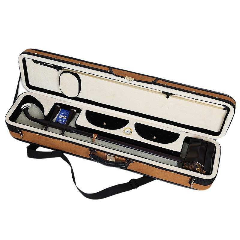 鹿皮绒配湿度计二胡盒 高档二胡琴盒二胡盒 厂家直销二胡配件琴包