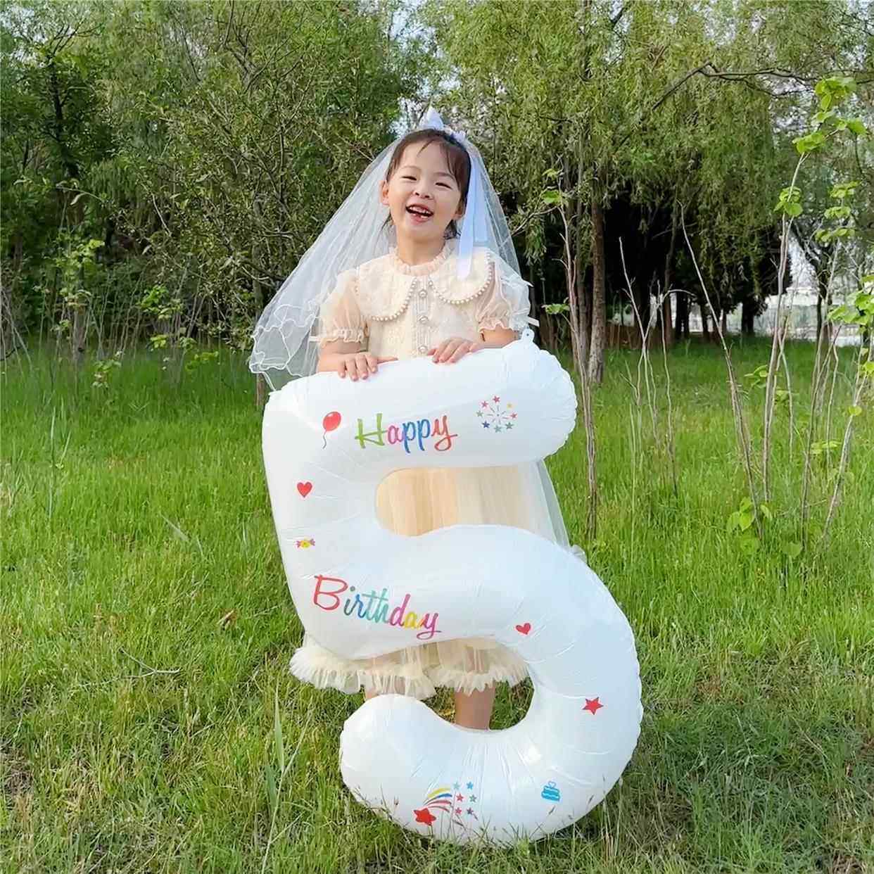 卡通生日蛋糕气球派对装饰场景布置宝宝周岁男女孩儿童拍照数字,节庆用品/礼品,发光气球,淘宝优惠券,粉丝福利购,淘宝优惠卷