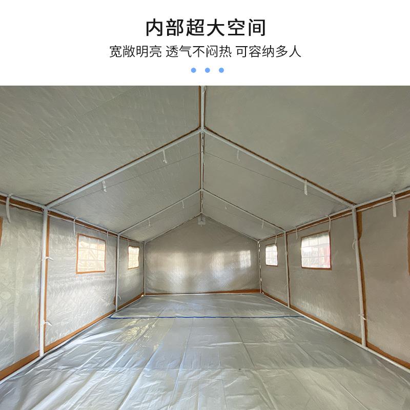 4mt-161跨援助帐篷应急境救6灾帐篷国外中*东帐篷卡塔尔防雨应急