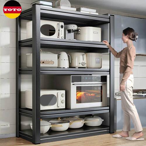 德国厨房落地加厚多层置物架微波炉多功能锅架货架收纳架子储物架