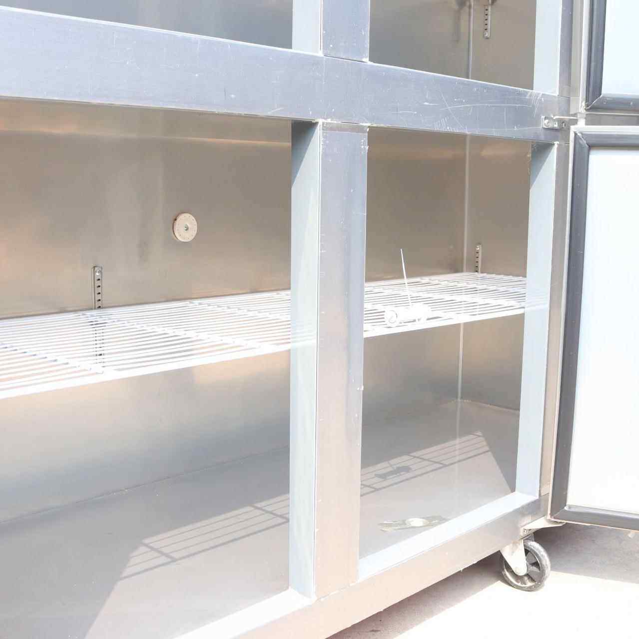 商用六门冰柜冷藏展示柜保鲜柜冷冻柜厨具电6门双温冰箱铜管制冷