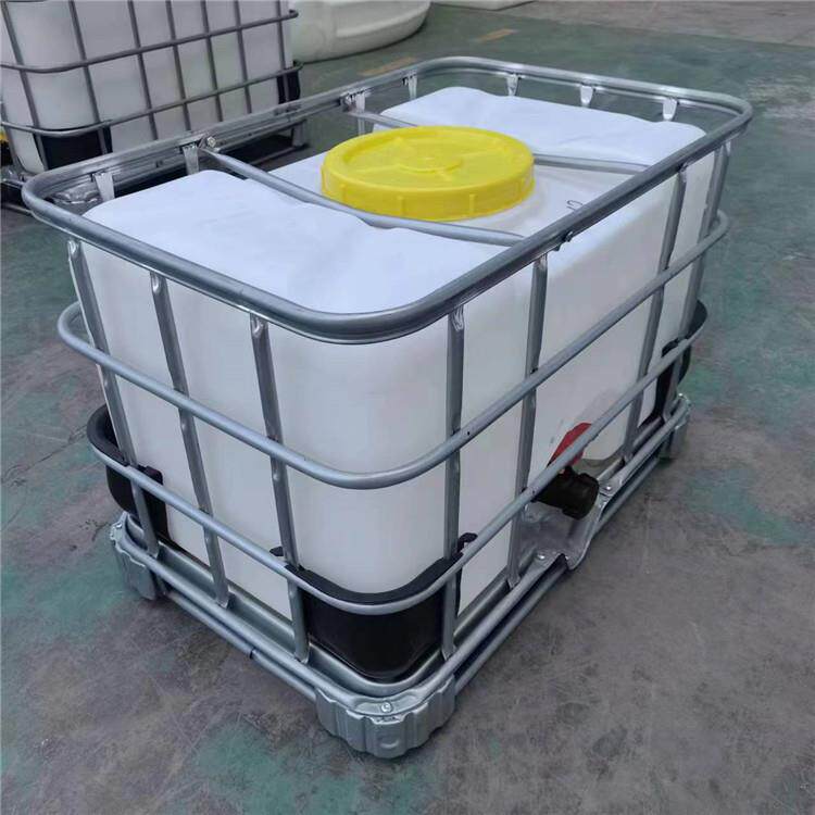 特价250升塑料方桶pe水箱带盖子铁框桶大口径可配轮子