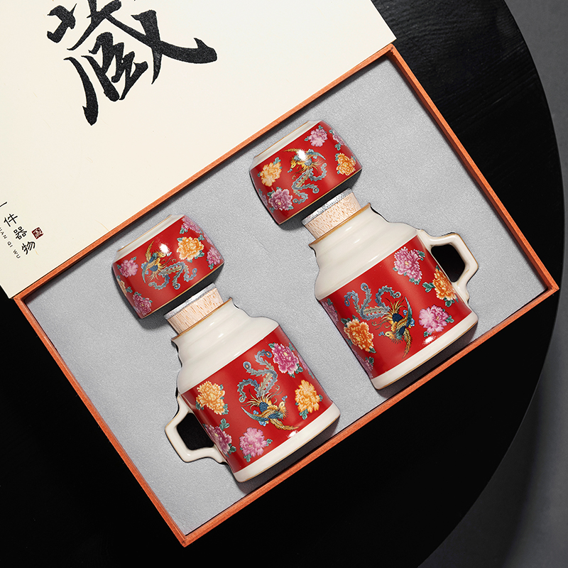 故宫文创东北大花小暖壶马克杯父亲老师节礼盒礼物定制生日伴手礼
