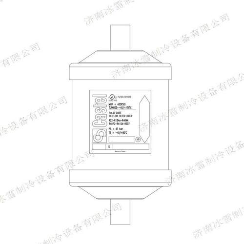 Castel卡士妥双向干燥过滤器DB316/3S,100%分子筛固体滤芯,焊接