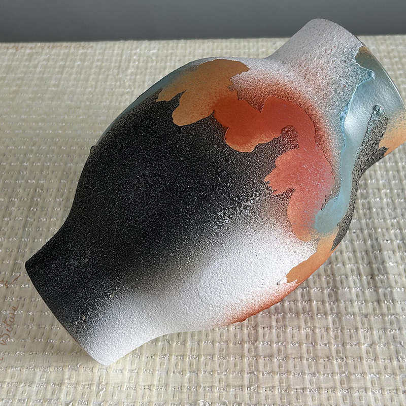 新中式粗陶艺术花器客厅插花售楼处样板间民宿侘寂风陶瓷花瓶摆件,家居饰品,花瓶,淘宝优惠券,粉丝福利购,淘宝优惠卷