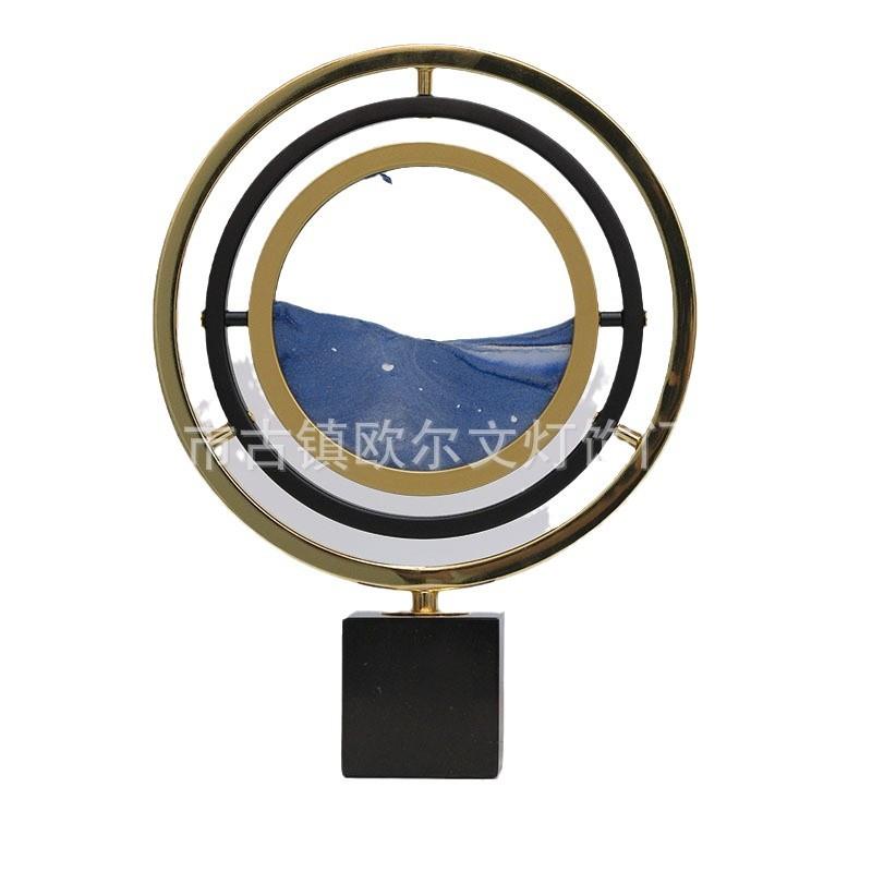 创意流沙画摆件轻奢高级感办公室客厅酒柜电视柜沙漏家居软装装饰