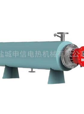 防爆管道加热器液体压缩气体液压油电加热高温高压干烧管道加热器