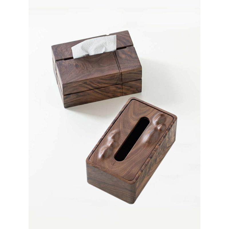 黑胡桃木创意实木纸巾盒家用客厅茶桌摆件木抽纸盒长方形餐巾纸盒,家居饰品,装饰纸巾盒,淘宝优惠券,粉丝福利购,淘宝优惠卷