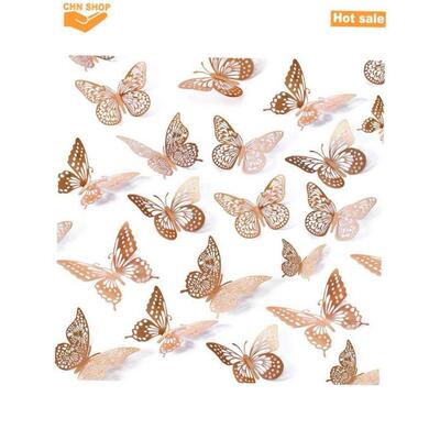 3D Butterfly Stickers Decorations Christmas/Birthday decor