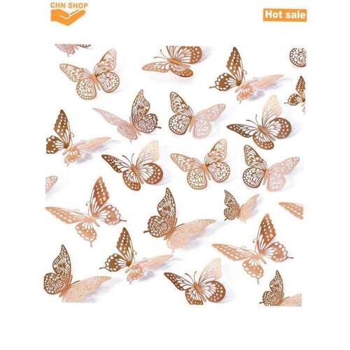 3D Butterfly Stickers Decorations Christmas/Birthday decor