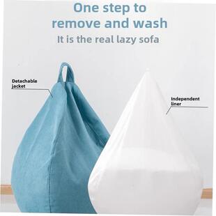 Bean Chair Bag Lazy Furniture1 Sofa 懒人沙发豆袋Soft Beanbag